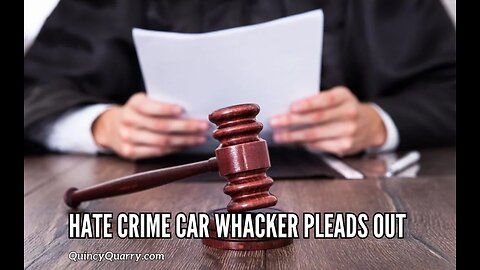Hate Crime Car Whacker Pleads Out