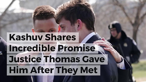 Kashuv Shares Incredible Promise Justice Thomas Gave Him After They Met