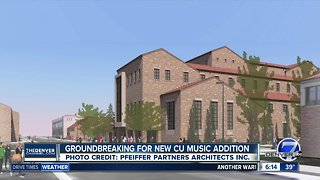 Groundbreaking today for CU music building addition