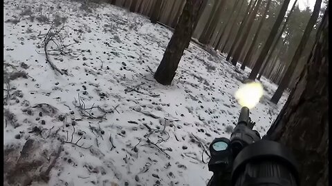 Ukrainian Special Forces Helmet Cam Combat With Russian Forces In Kreminna
