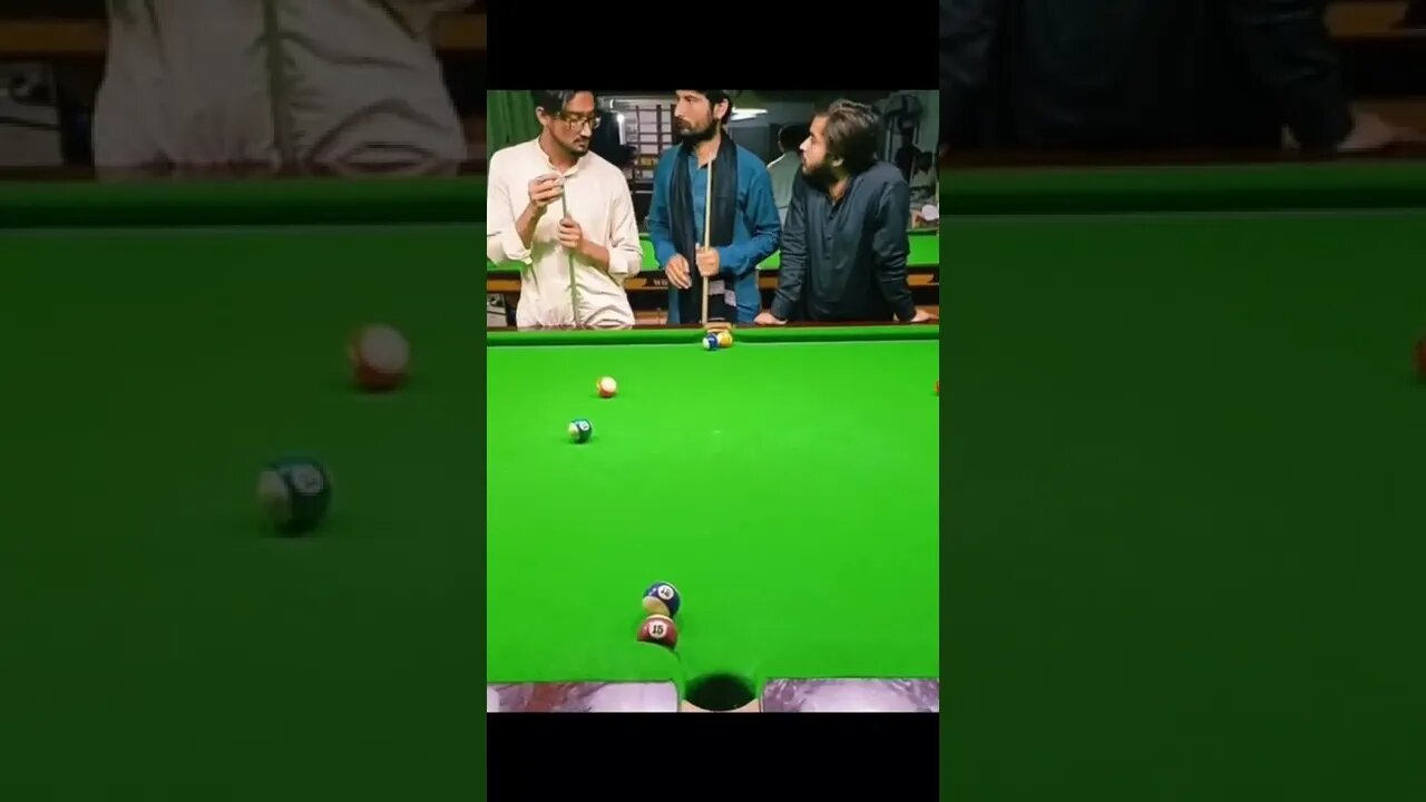 Funny ball Snooker pool Trick Shot Amazing #snooker #billiards #shorts