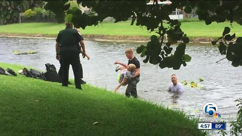 Palm Beach County Sheriff's Office deputies find, rescue missing woman in canal