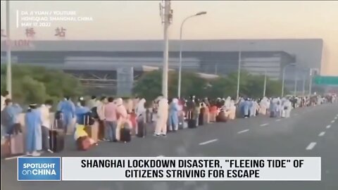 Lockdowns intensify in Shanghai as the people attempt to flee.