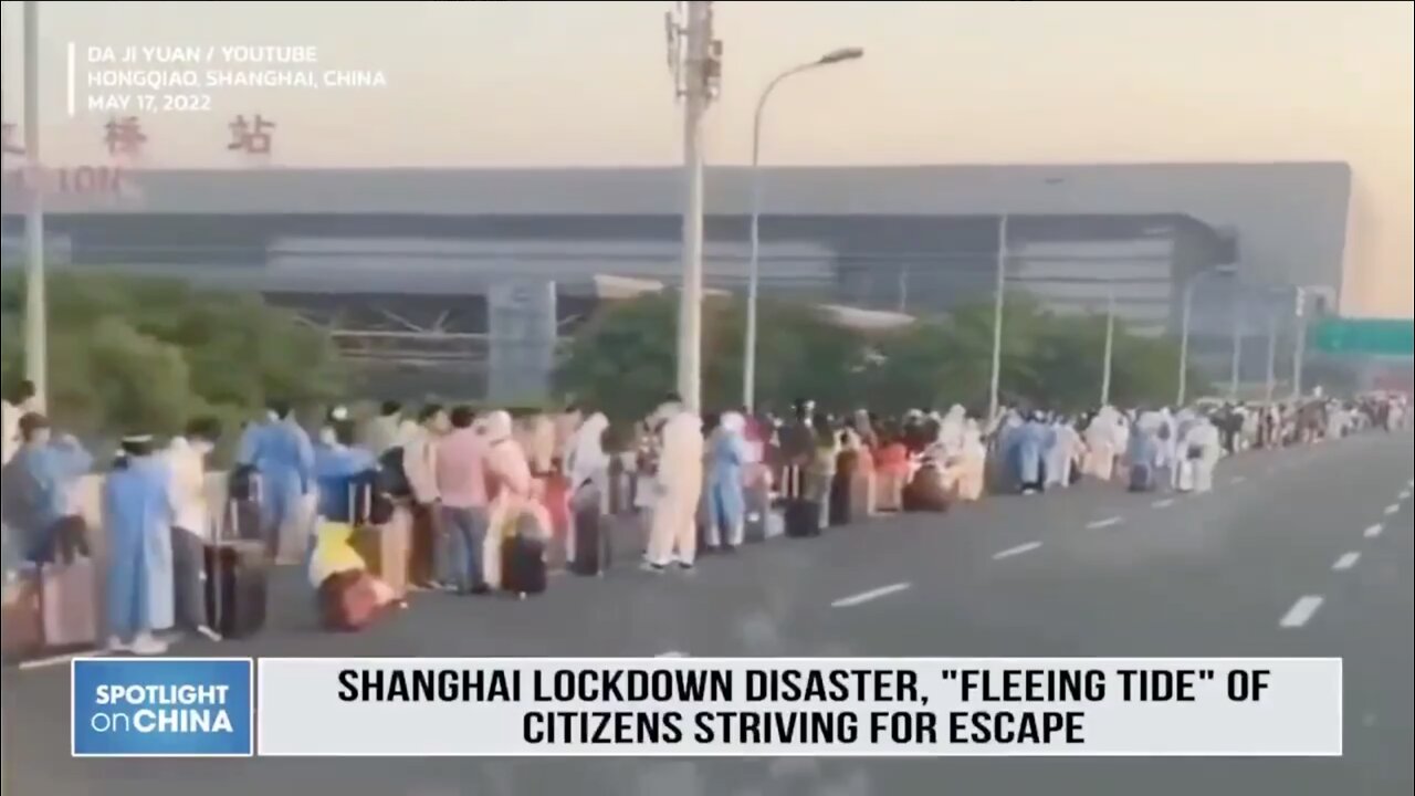 Lockdowns intensify in Shanghai as the people attempt to flee.