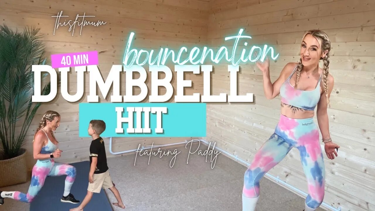 Fit Mum Dumbbell HIIT [High & Low Impact Options]