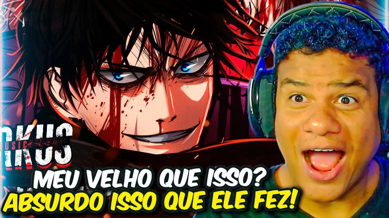 REAGINDO a FUSHIGURO TOJI - "Exílio" | Darkus [Jujutsu Kaisen] | React Anime Pro