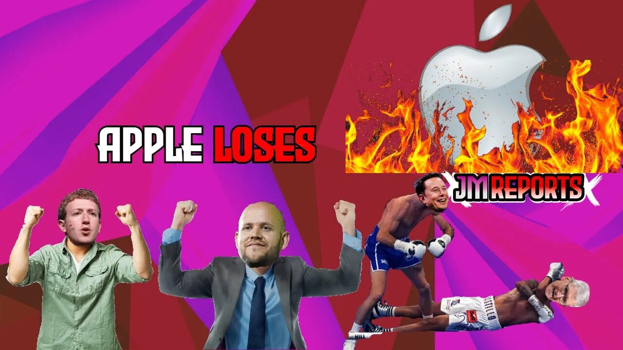 Elon Musk DEMOLISHES Apple CEO's Spotify & Mark Zuckerberg blasts apples greed