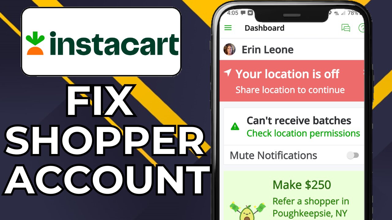 HOW TO FIX INSTACART SHOPPER APP NOT WORKING