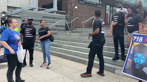 The 718 Justice for Nico Rally and March hosted @courtinnovation @67clergycouncil_ @67clergycouncil