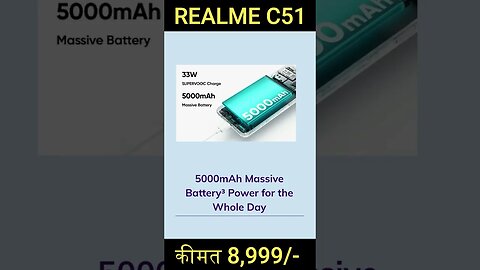 Realme C51 Unboxing - Is This The Best $100 Smartphone 2023? #Shorts#viral