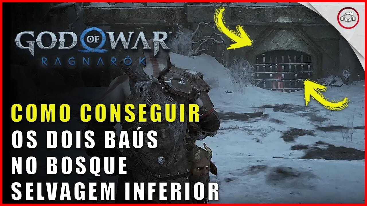 God of war Ragnarok, Como conseguir os 2 baús no Bosque Selvagem Inferior | Super dica