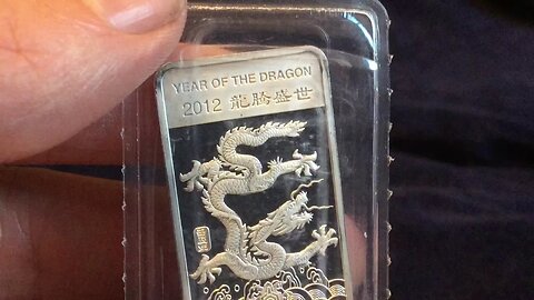 1/2 Oz Silver Dragon from Robert Morris GAW