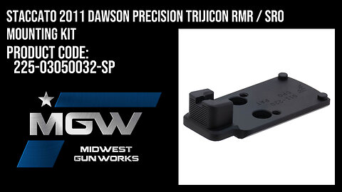 Staccato 2011 Dawson Precision Trijicon RMR / SRO Mounting Kit - 225-03050032-SP