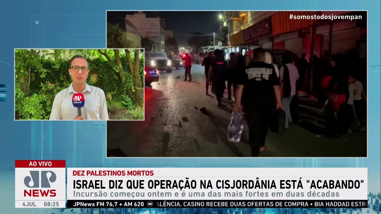 Israel diz que operação na Cisjordânia está “acabando”