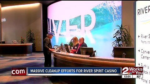 River Spirit Casino flood follow up; pool to reopen in July