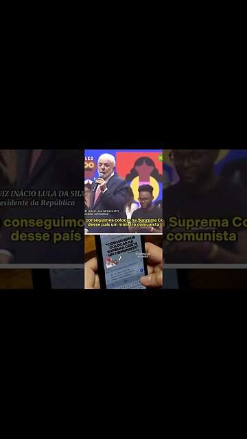 Lula admitiu que colocou um ministro comunista! Parabéns aos envolvidos #stf #flaviodino #shorts