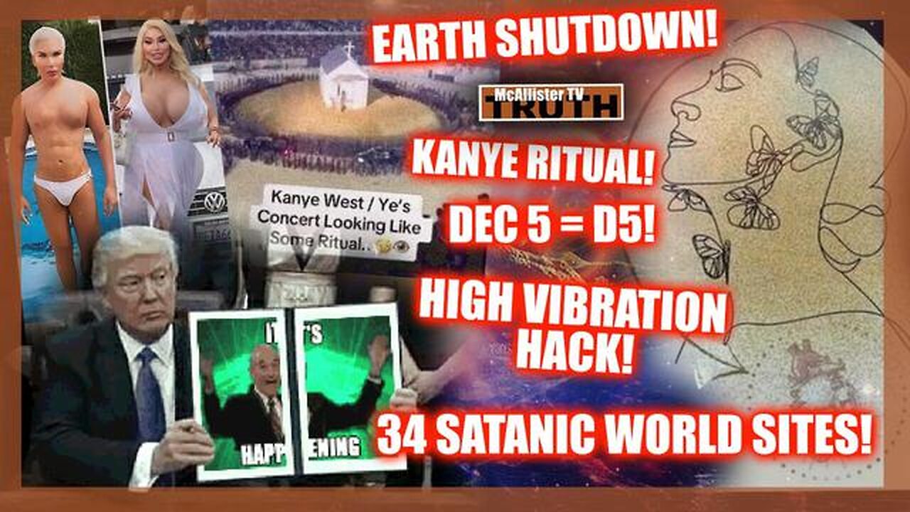 CASTLE R0CK: EARTH 5HUTDOWN! 34 W0RLD 5ATANIC SITES! KANYE R!TUAL C0NCERT! RE-CONNECT!