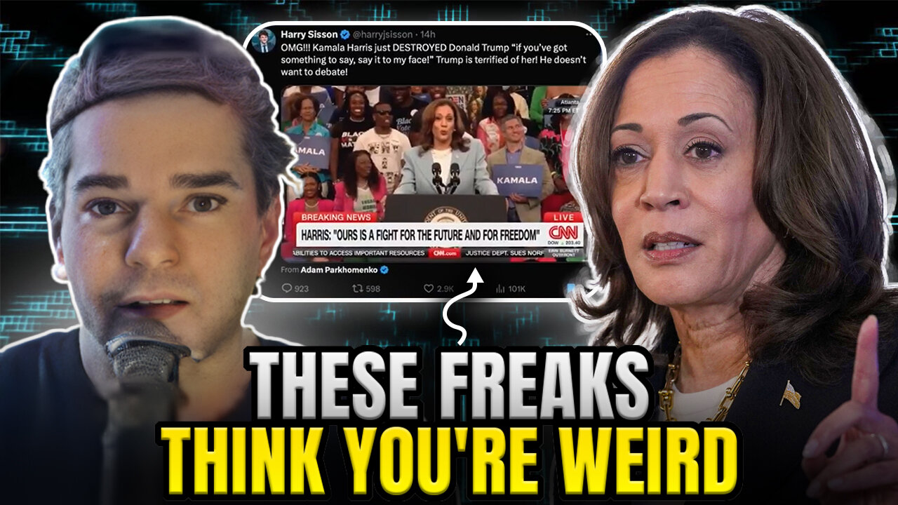 WHAT A JOKE!! Kamala Harris thinks conservatives are "weird"