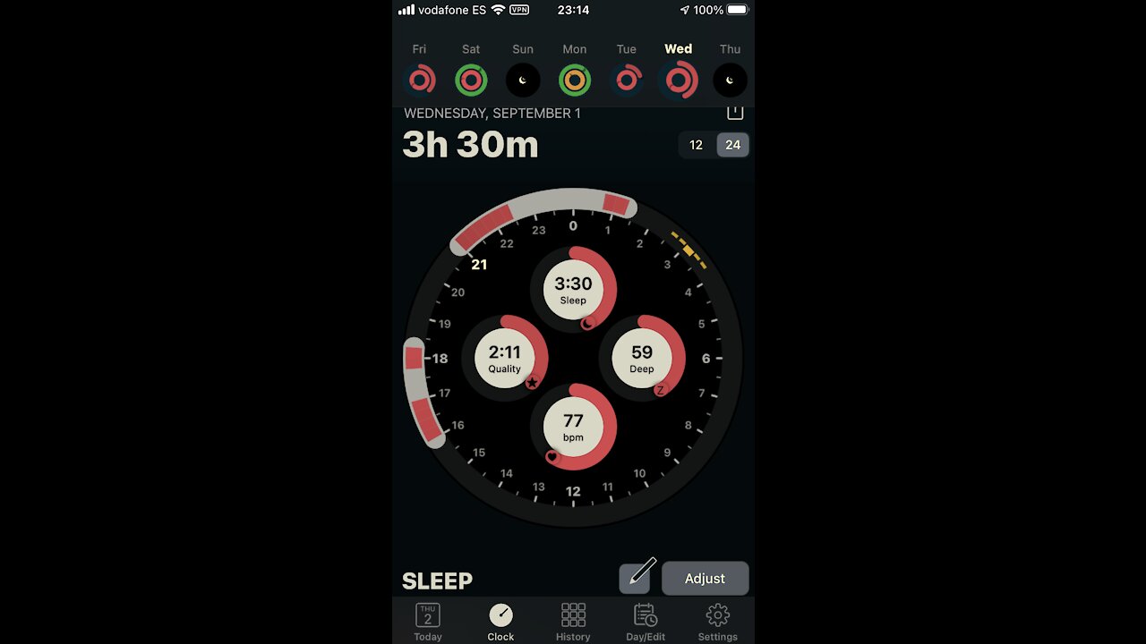 SEPT 1 2021 2328 hrs SLEEP DEPRIVATION TORTURE STREAM ELF WAVES ONLY THREE HOURS SLEEP