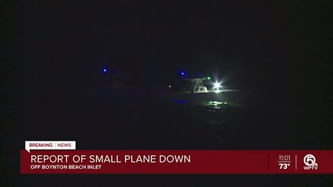 Agencies search for small plane after report of crash