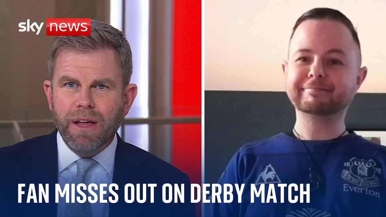 Storm Darragh: Merseyside derby called off as Everton fan who travelled from Australia misses out