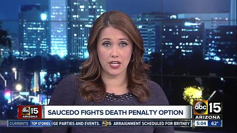 Saucedo fights death penalty option