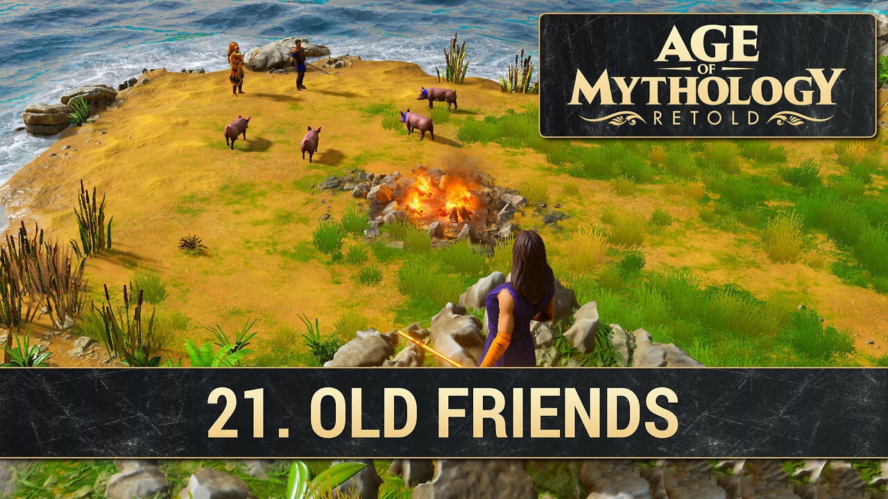 21. Old Friends | Fall of the Trident (Hard) | Age of Mythology: Retold