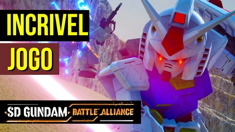 Melhor JOGO de ROBO Gigante - SD Gundam Battle Alliance