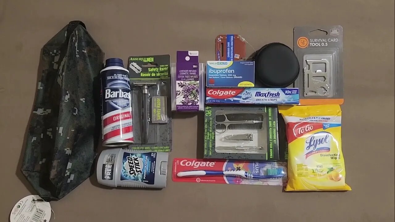 mens hygiene bag dollar tree