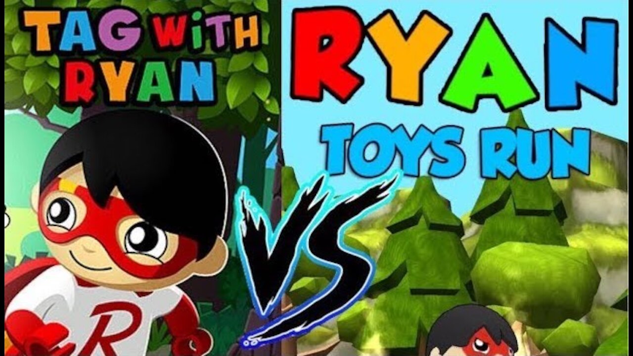 Tag with Ryan Vs Ryan Toys Run