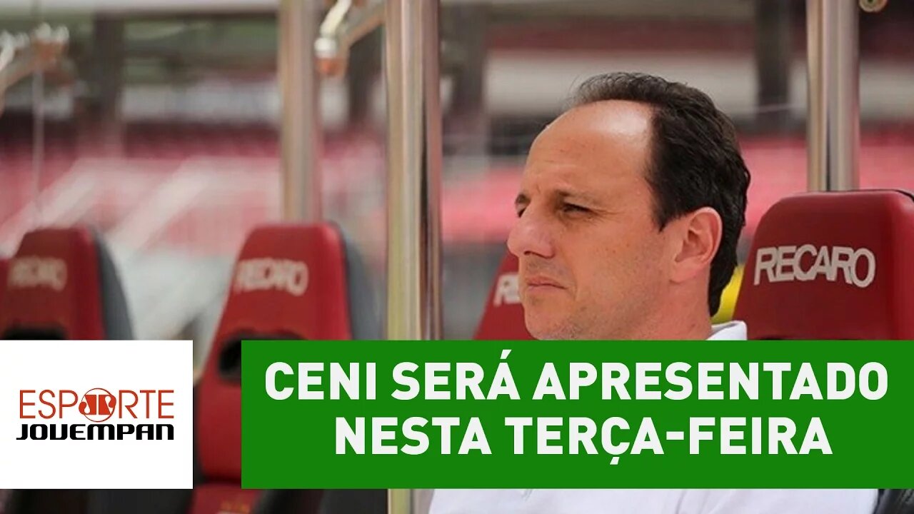 "Ceni será apresentado nesta terça-feira", informa Spimpolo