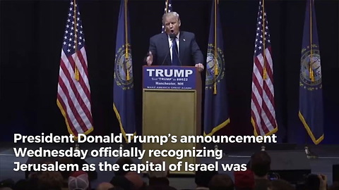Media Erupts Over Trump’s Jerusalem Move, Then Brit Hume Points Out Detail Everyone's Missing