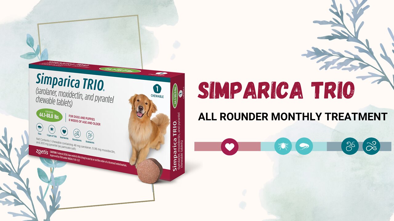 Simparica Trio: Multi Parasite Treatment for Dogs