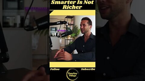 Tristan Tate , Smarter Is Not Richer #shorts #youtubeshorts #life #podcast #viral #advice #mindset