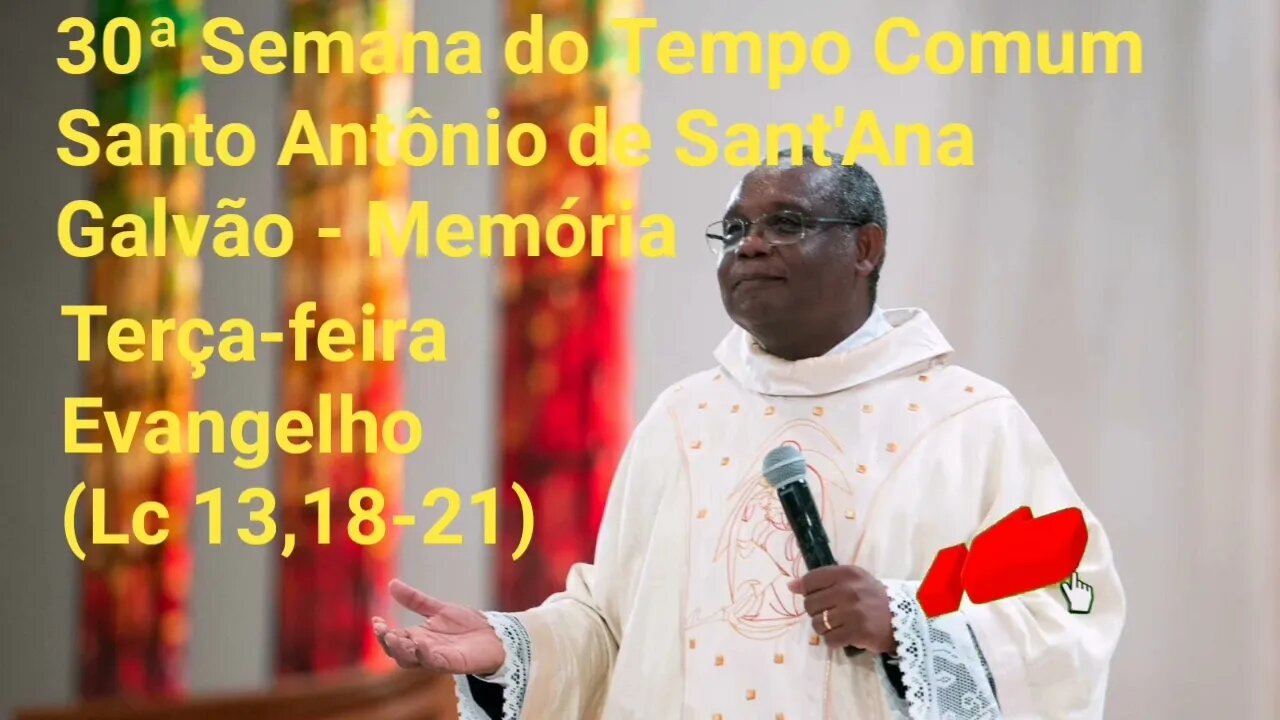 Homilia de Hoje | Padre José Augusto 25/10/22 | Santo Antônio de Sant'Ana Galvão