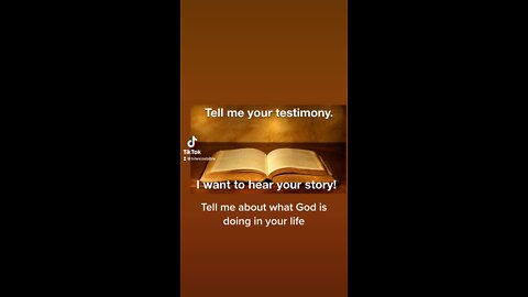 Your Testimony