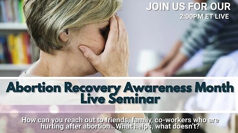 How can you reach out to friends, family, co-workers who are hurting after abortion