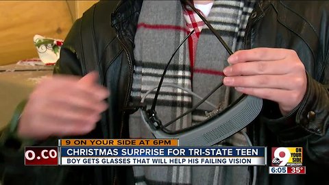 Cincinnati teen gets gift of sight