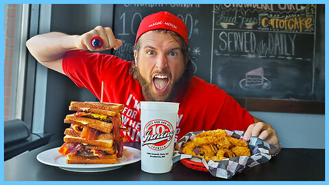 QUADRUPLE BACON CHEESEBURGER CHALLENGE IN SOUTHAVEN, MISSISSIPPI!!!