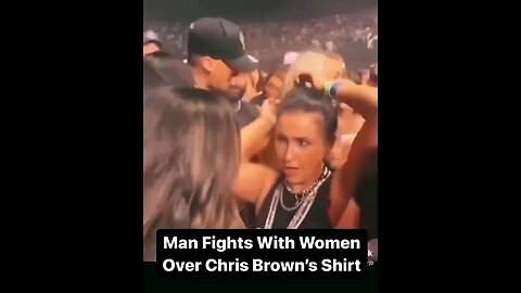 Man Fight With Woman over Chris Brown Worn Shirt