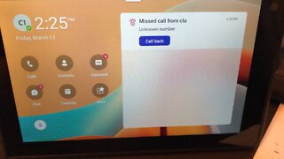Lenovo missed call