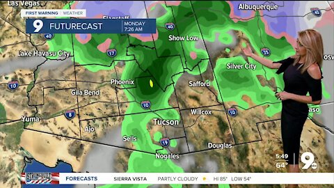 Wind, cool air, and rain on the way