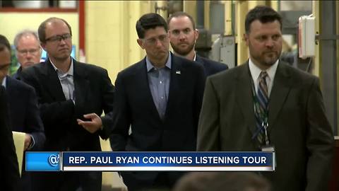 Paul Ryan continues listening tour in Greendale