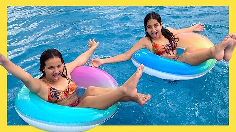 DESAFIO DA PISCINA! 3 irmãs demais