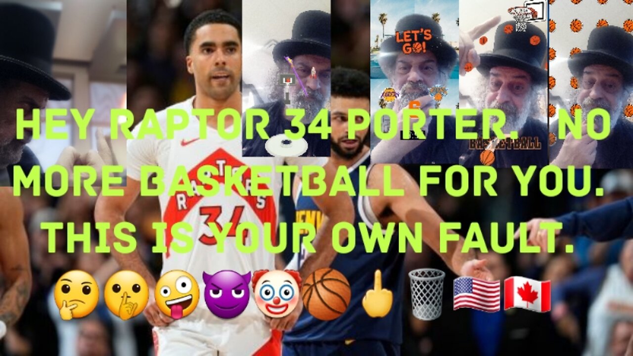 Jontay Porter Banned By NBA For Gambling. 🤔🤫🤪😈🤡🏀🖕🗑🇺🇸🇨🇦