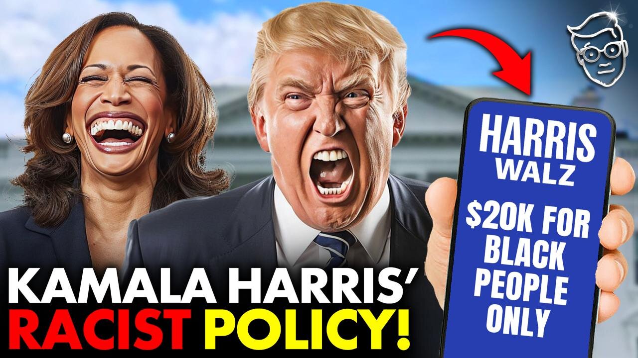 Kamala Unveils New RACIST 'Blacks ONLY' Campaign Platform: 'Free Money and WEED!'