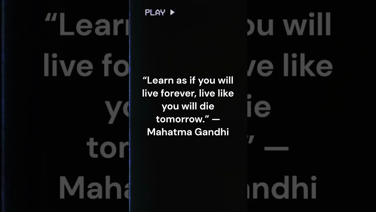 Mahatma Gandhi