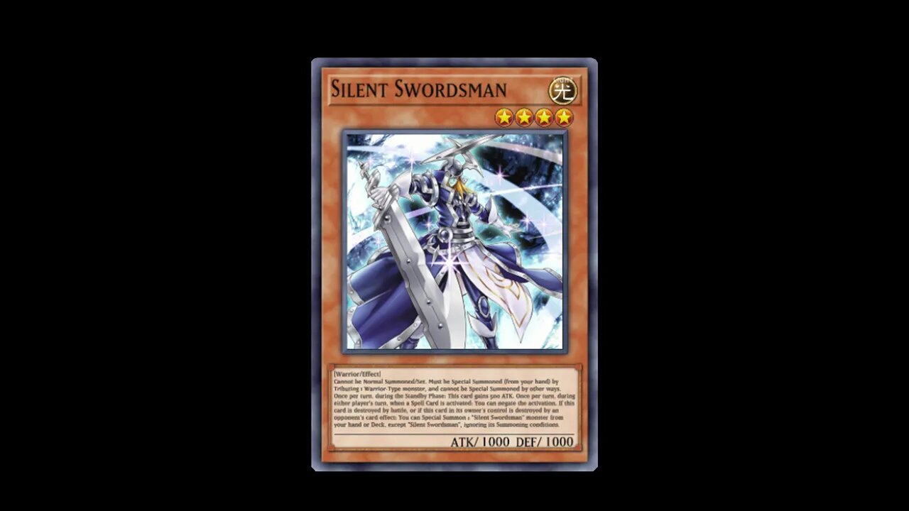 Yu Gi Oh! - Yu GI's Card The Silent Swordsman