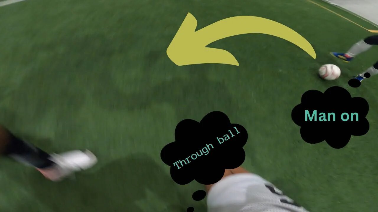 Indoor football league | football eye view | soccer pov | blue lock | fast pace game