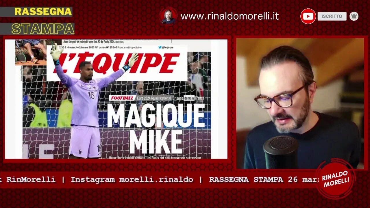 Rassegna Stampa 26.03.2023 #302 - Oggi Malta-Italia, Tonali in mezzo. L'Entusiasmo di Scaroni
